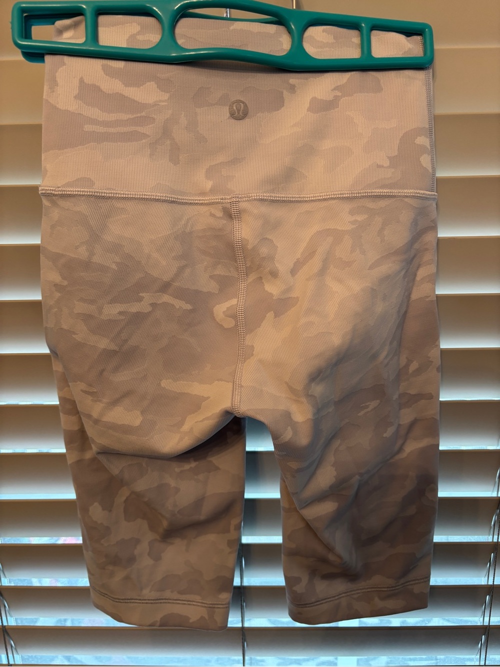 lululemon athletica Light Gray Camo High-Rise Bike Shorts